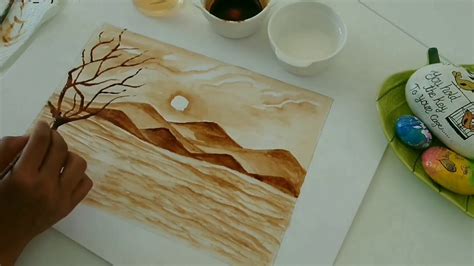 Coffee Painting Youtube
