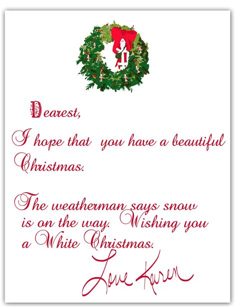 Christmas Note Card Templates