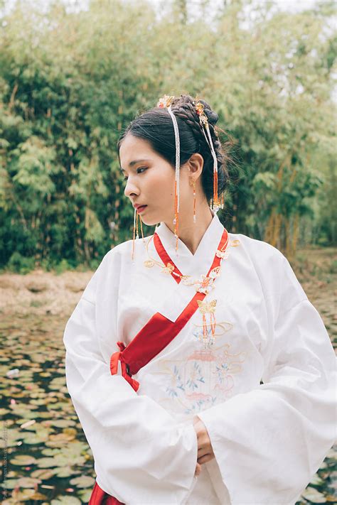 Chinese Woman In Traditional Han Clothing By Stocksy Contributor