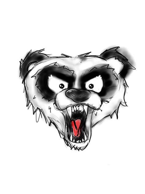 Angry Panda By Kevvylow On Deviantart