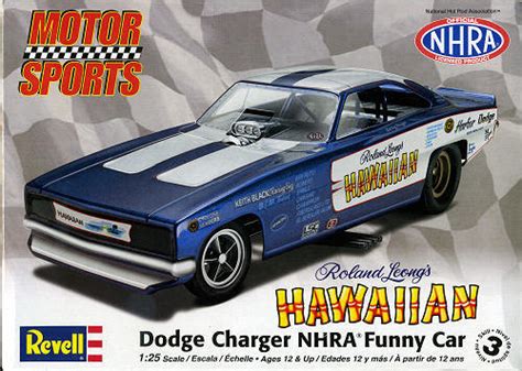 Revell Hawaiian Charger Nhra Funny Car 125 Model Kit At Mighty Ape Nz