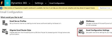 Microsoft Dynamic Crm Configure Email Synchronization And Mailboxes On