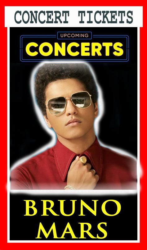 The most influential people of 2019. BRUNO MARS - Tour 2019, The easiest way to buy concert ...