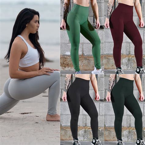 2019 newest hot fashion women stretch pants yoga gym sport leggings run fitness workout trousers