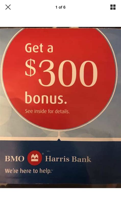 Bmo harris also offers mobile and online banking. BMO Harris Bank Checking Bonus: $300 Promotion (AZ, FL, IL, IN, KS, MN, MO & WI) *Targeted*