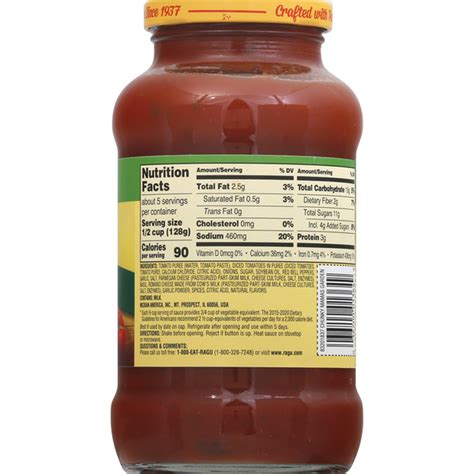 Ragu Sauce Mamas Special Garden Chunky 24 Oz From Walmart Instacart