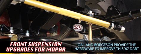 Tech Install Mopar A Body Front Suspension With Qa1