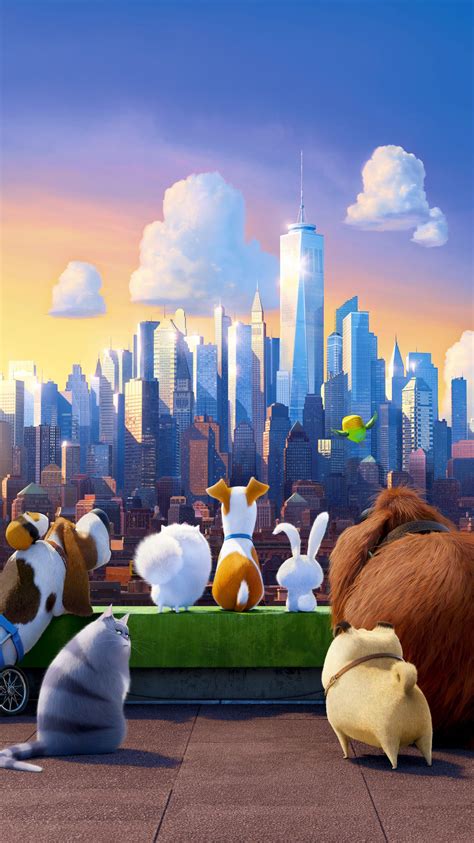 Taking place in a manhattan apartment building taking place in a manhattan apartment building, maxs life as a favorite pet is turned upside down, when his owner brings home a sloppy mongrel named duke. The Secret Life of Pets (2016) Phone Wallpaper | Moviemania