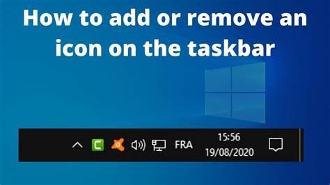 How To Add Or Remove An Icon On The Windows Taskbar Youtube