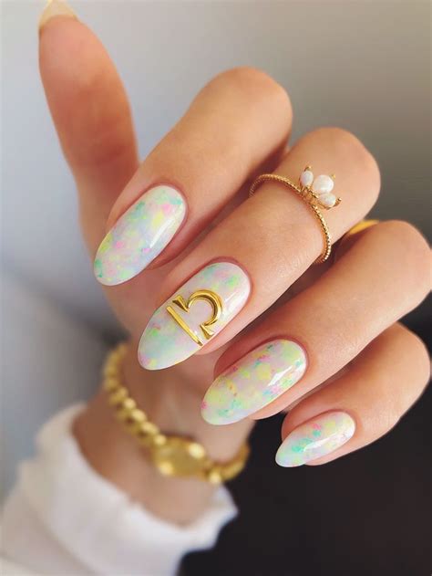 Opal Nail Art Nails Beauty Finger Nails Ongles Opals Nail Arts