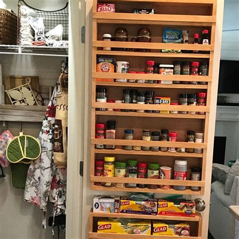 Spice Rack Cupboard Door Spice Rack Pantry Pantry Door Storage