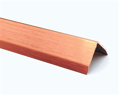 Vroma Solid Copper Brushed Finish Corner Edge Protector External 25m Heavy Duty Vroma Trims