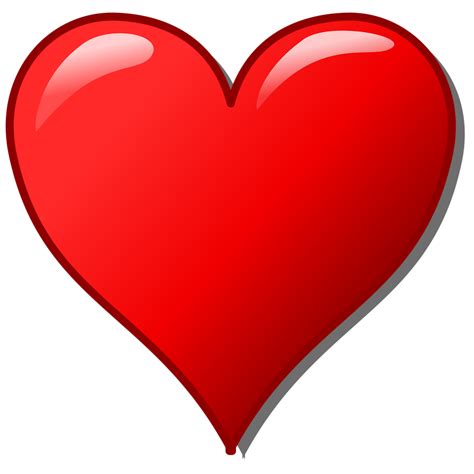 Heart Free Stock Photo Illustration Of A Red Heart 16131