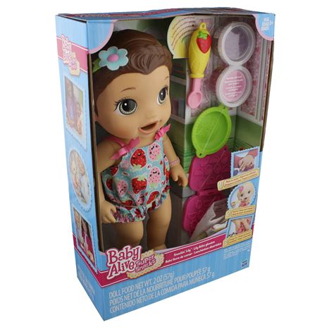 Baby Alive Super Snacks Snackin Lily Doll Brunette Shop At H E B