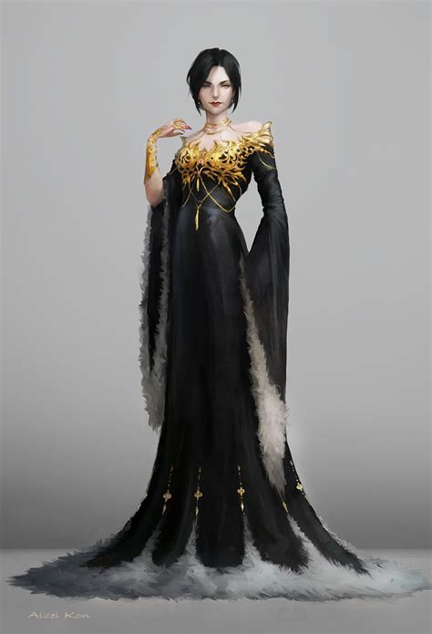 Artstation Dress Design Anna Aizel Kon Moshak Designer Dresses Fantasy Fashion Fantasy