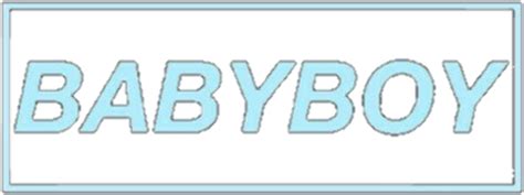 Aesthetic Blue Baby Boy Babyboy Sticker By Herluckytears