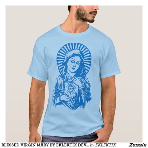 blessed virgin mary by eklektix devotional image t shirt image t blessed virgin