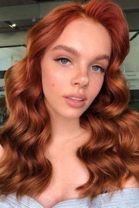 Reddish Hair Color Medium Auburn Hair Color Light Auburn Hair Color Ginger Hair Color Copper