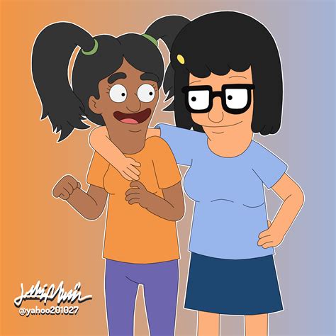 First Artwork In Forever And Here Are Tina Belcher And Susmita Following This Week S Episode