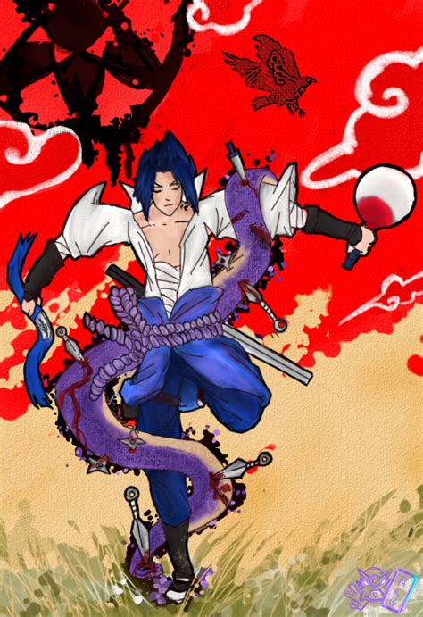 Uchiha Sasuke Snake To Hawk By Bonnyjohn On Deviantart