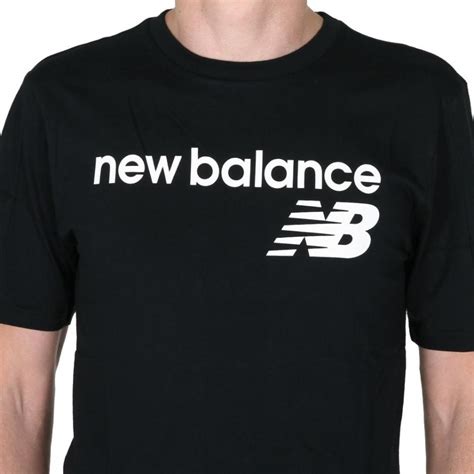 Mens New Balance T Shirts Nb Athletics Heritage Tee Black • Lakeview