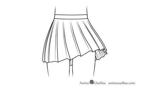 Dress Anime Skirt Drawing How To Draw Anime Clothes Drawingforall Net