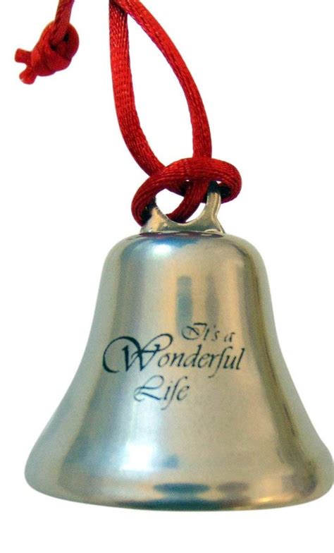 Its A Wonderful Life Christmas Ornament Bell On Ribbon T Etsy