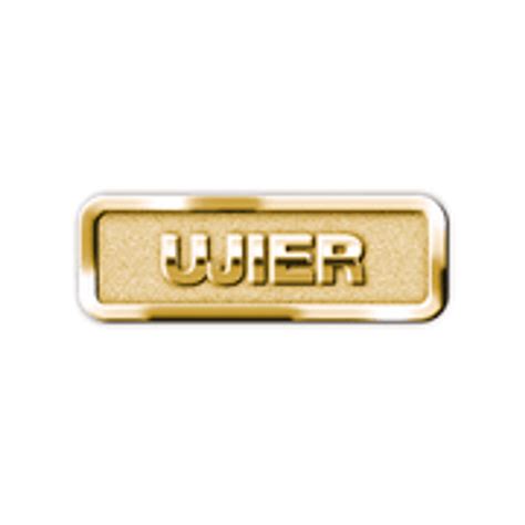 Ujier Badge Brass Concordia Supply