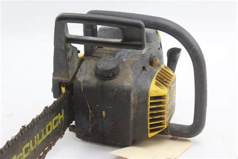 New listing mcculloch 3200 mac chainsaw muffler with mounting hardware. McCulloch MAC 3200 32cc Chain Saw | Property Room