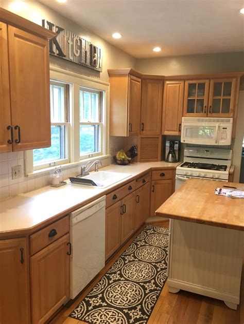 Updating Oak Kitchen Cabinets Before And After Wow Blog