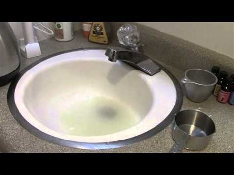 Use a damp sponge to gently buff the baking soda into your sink.4 x expert source susan stocker green cleaning expert expert interview. Clearing Clogged Drain with Vinegar and Baking Soda - YouTube