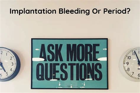 Implantation Bleeding Or Period How To Tell The Difference