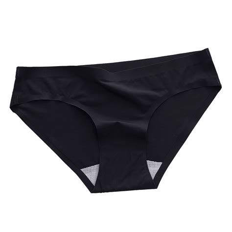 Bjutir Women Elastic Waist Panties Underwear Custom Letter Logo Low Waist Striped Tangas No Show