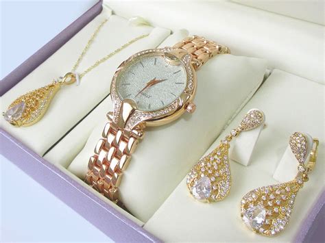 Elegant Jewellery And Watch T Set Price In Pakistan M012081 2023