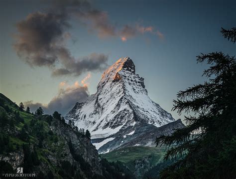 Nature Landscape Mountain Matterhorn Switzerland