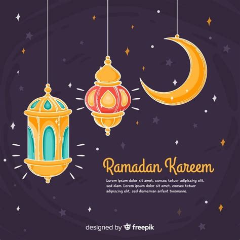 Free Vector | Ramadan background