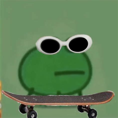 Download Skater Frog Funny Profile Picture