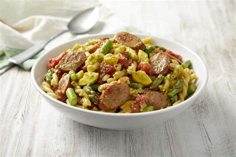 They are easy, quick, convenient and a great source of protein! Turkey Sausage and Pasta Toss | Butterball®