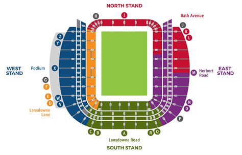 Aviva Stadium Seating Plan Seating Plans Of Sport Arenas Around The World