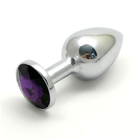Stainless Steel Attractive Butt Plug Jewelry Jeweled Anal Plug