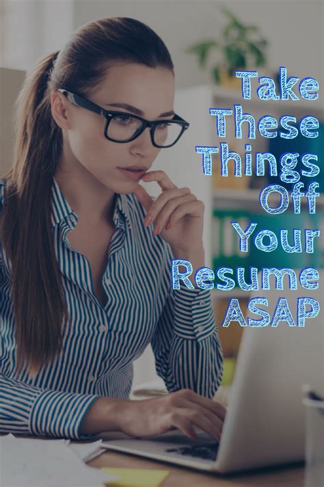 If you’re sending out resumes with any of the following things on them