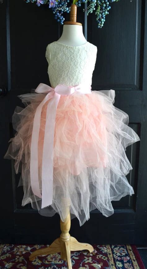 Get the best deals on cotton girls' tutu dress wedding dresses. Flower Girl Blush Pink Tutu Dress, Blush Pink Long Tulle ...