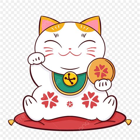 Japanese Lucky Cat Clipart Hd Png Beautiful Japanese Cartoon Lucky Cat Lucky Cat Japan