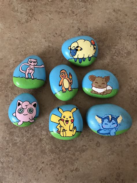 Maybe you would like to learn more about one of these? Pokémon rocks (With images) | Cool pokemon cards, Painted rocks