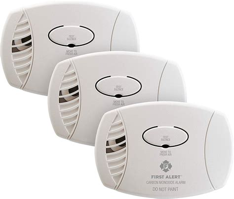 First Alert Co600 Plug In Carbon Monoxide Detector 3 Pack