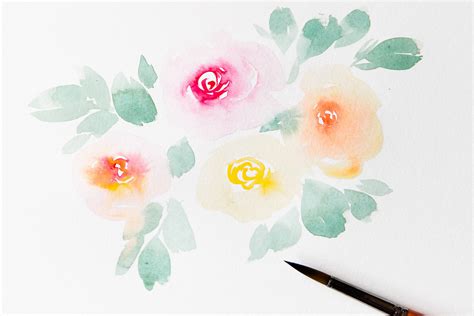 Video Tutorial Easy And Loose Watercolor Flowers Refine Art Blog