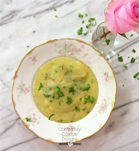 Creamy Potato Leek Soup Without The Cream Canterbury Cottage Designs