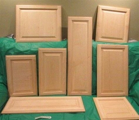 Solid Wood Maple Unfinished Raised Panel Kitchen Cabinet Door Variety
