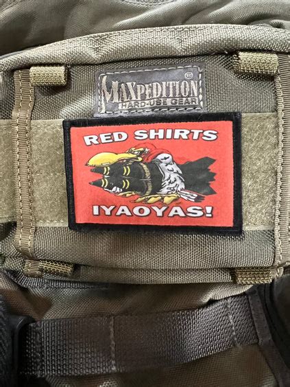 Us Navy Red Shirts Iyaoyas Morale Patch Custom Velcro Morale Patches