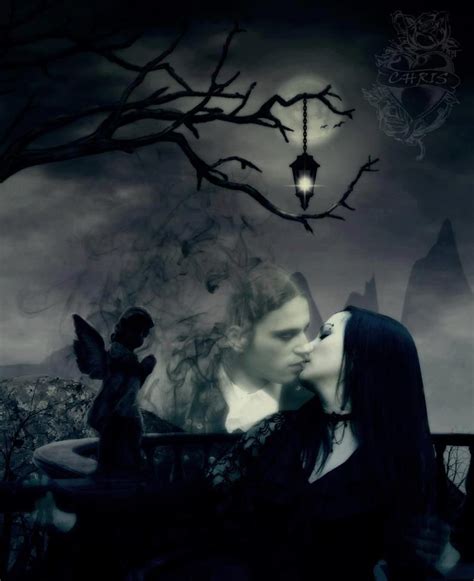 Romance Fantasy Art Couples Vampire Love Beautiful Dark Art